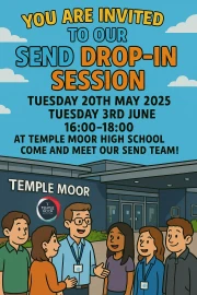 TMHS May 25 SEND Drop In Poster