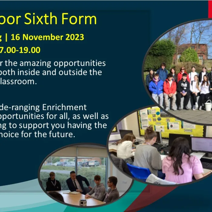Sixth Form Open Evening Promotion - Website